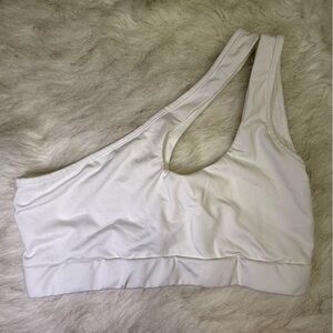 White Sports Bra